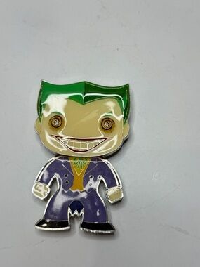 Green-Head Joker Enamel Pin - Kids Toys